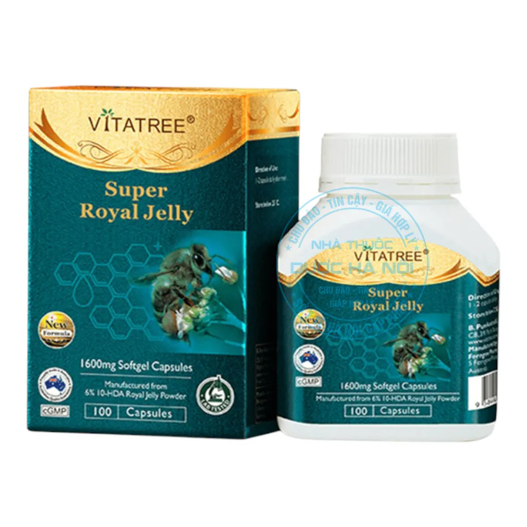 Viên uống Vitatree Super Royal Jelly 1600mg
