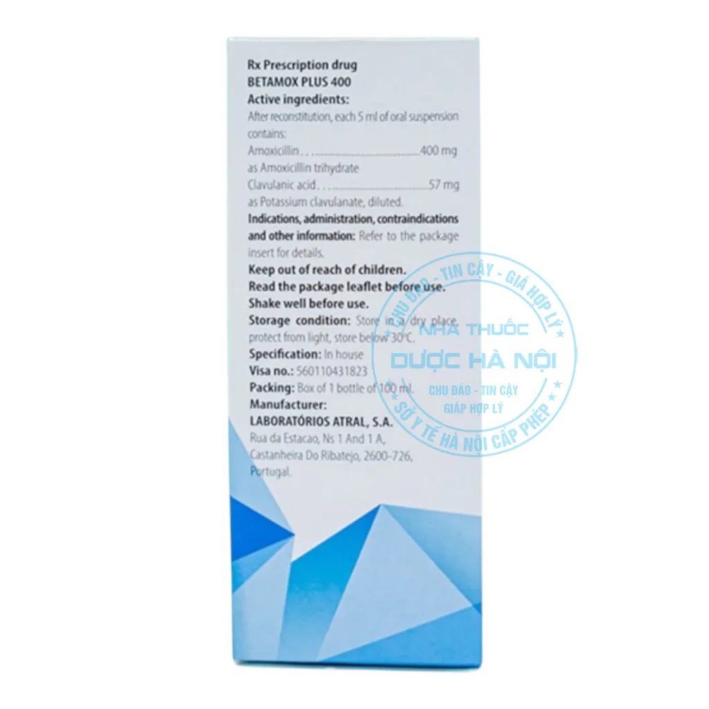 Thuốc Betamox Plus 400