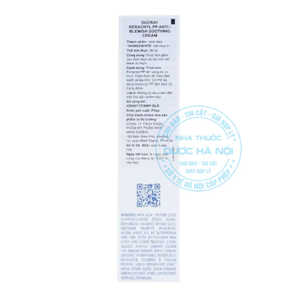 Kem dưỡng Ducray Keracnyl PP
