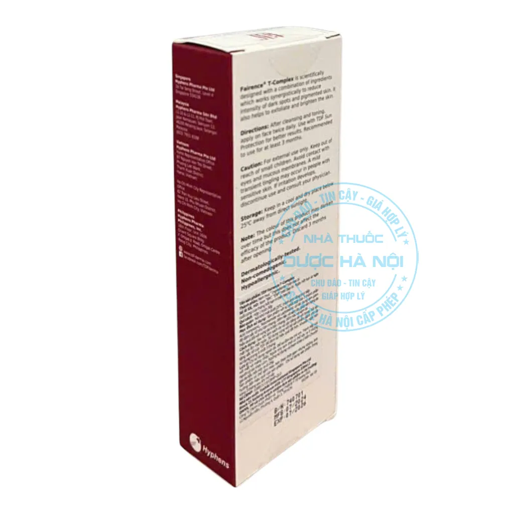 Kem dưỡng TDF Fairence T-Complex 30g