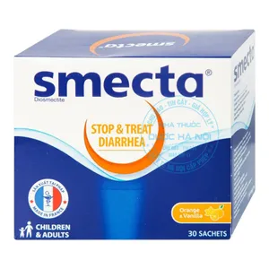 Thuốc Smecta điều trị tiêu chảy cấp và mãn tính an toàn và hiệu quả ( hộp 30 gói )