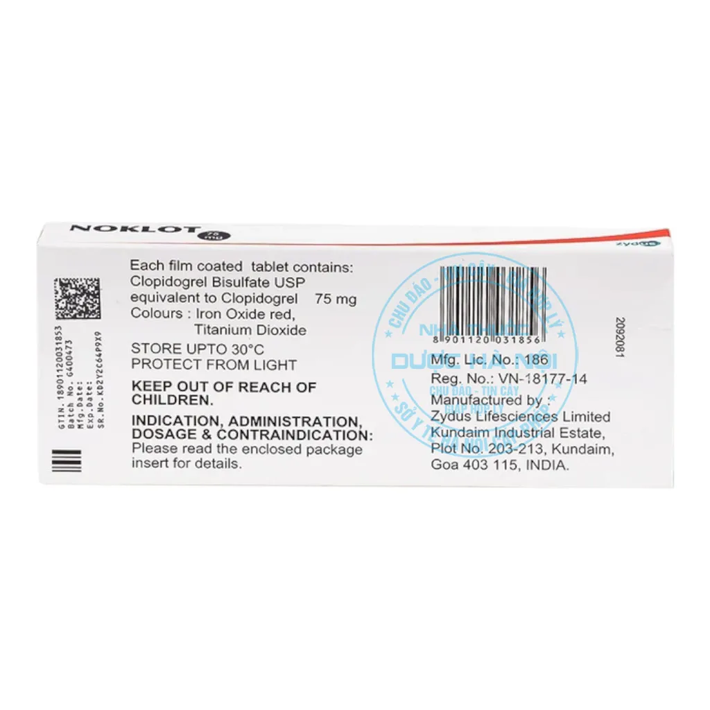 Thuốc Noklot 75mg