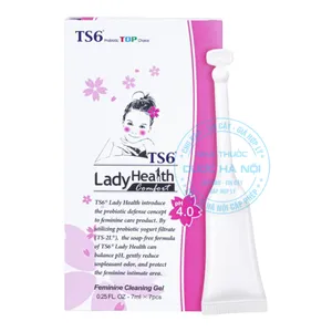 Gel TS6 Lady Health chăm sóc vùng kín nhẹ nhàng, an toàn và hiệu quả