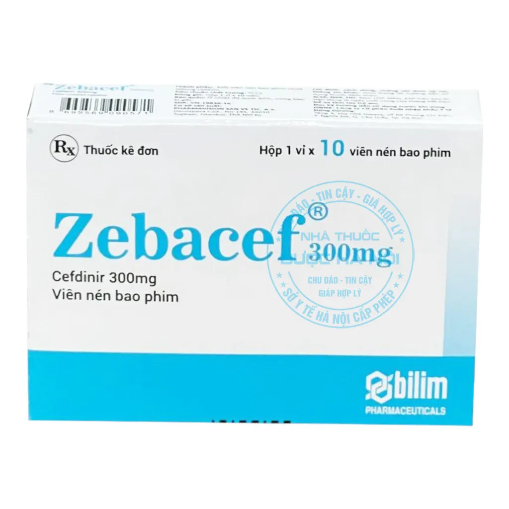 Thuốc Zebacef 300mg