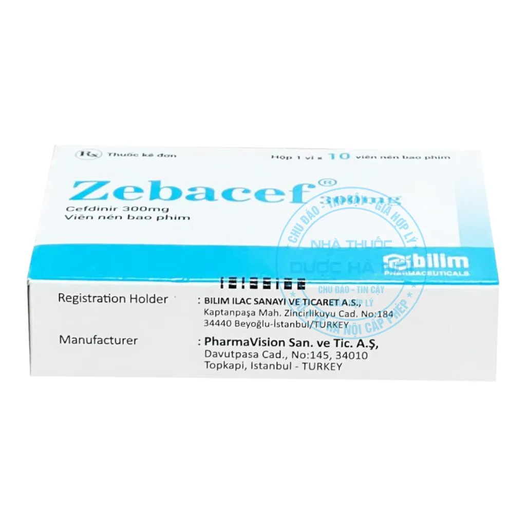 Thuốc Zebacef 300mg