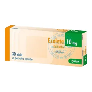Thuốc Ezoleta 10mg kiểm soát cholesterol, giúp giảm nguy cơ mắc các bệnh tim mạch (Hộp 3vỉ x 10viên)