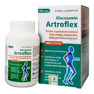 Viên uống Glucosamin Artroflex giảm đau, chống viêm, tái tạo sụn và duy trì độ linh hoạt  ( 1 Hộp x 100 viên)