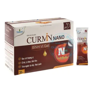 Siro Curmin Nano Bình Vị Gel hỗ trợ các vấn đề về dạ dày và tiêu hóa ( 1 Hộp x 30 gói)
