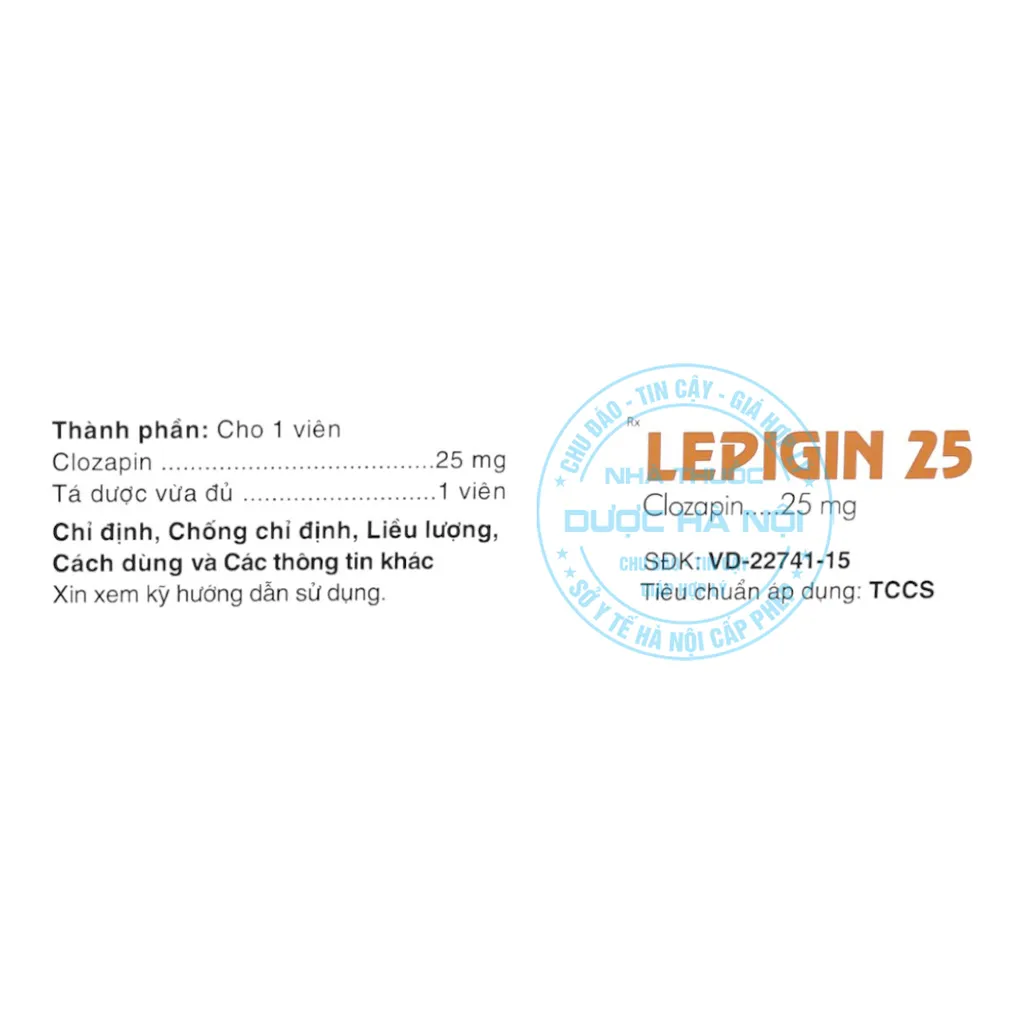 Thuốc Lepigin 25