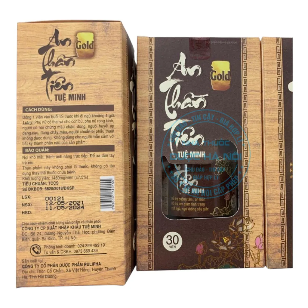Viên uống An Thần Tiên Gold