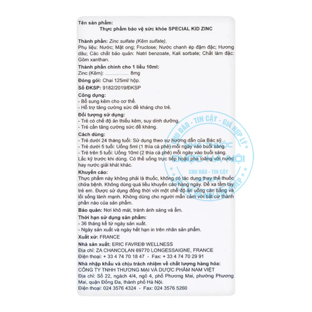 Siro Special Kid Zinc