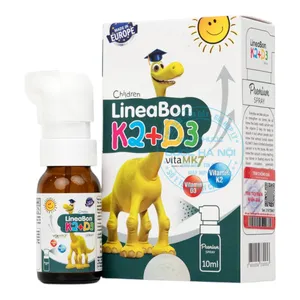 Dung dịch xịt LineaBon K2+D3 hỗ trợ hấp thu canxi, phòng ngừa loãng xương