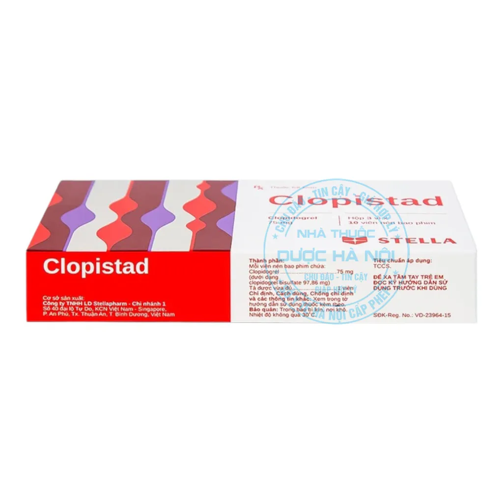 Thuốc Clopistad 75mg Stella