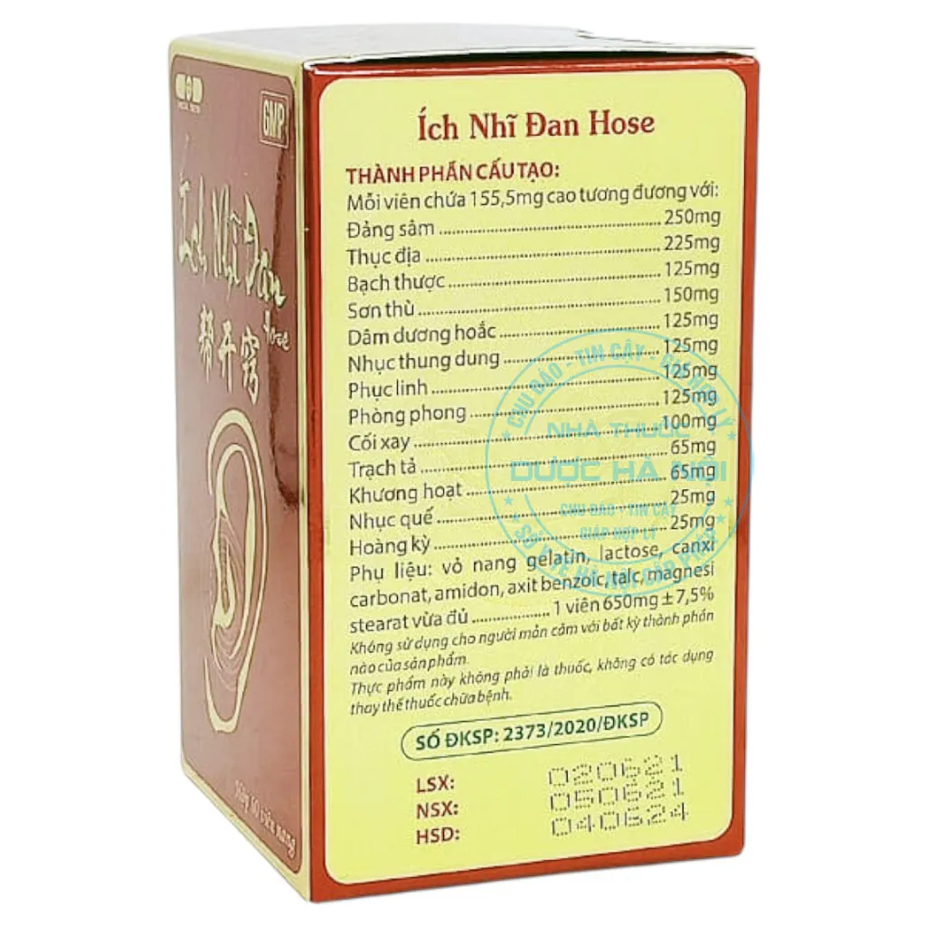 Viên uống Ích Nhĩ Đan