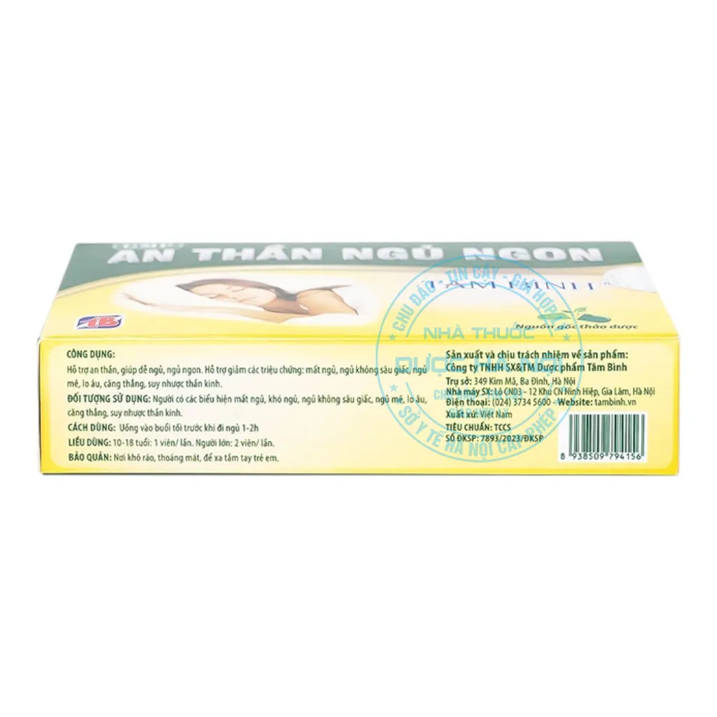 Viên uống An thần ngủ ngon Tâm Bình