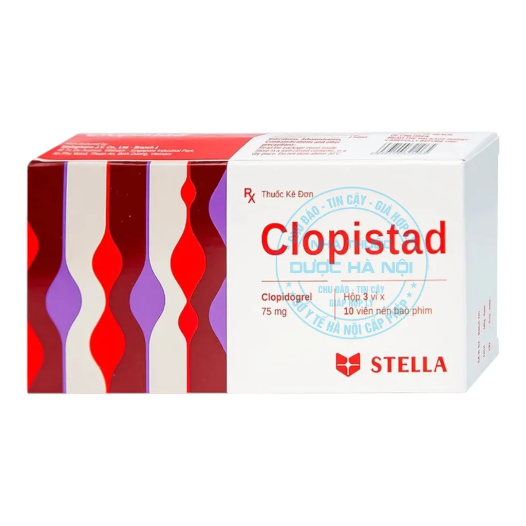 Thuốc Clopistad 75mg Stella