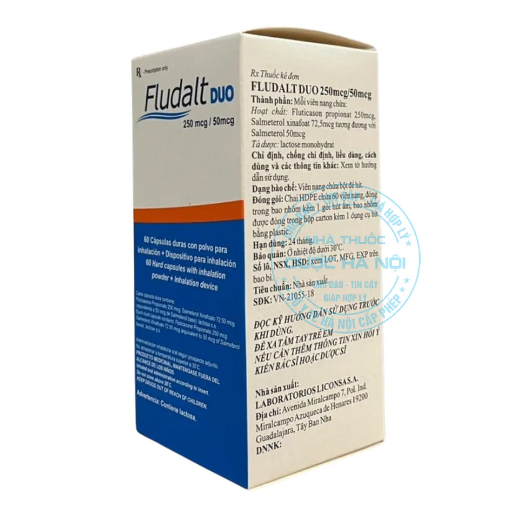 Thuốc Fludalt Duo 250mcg/50mcg
