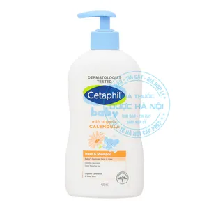 Sữa tắm gội Cetaphil Organic Calendula chăm sóc làn da mỏng manh của bé
