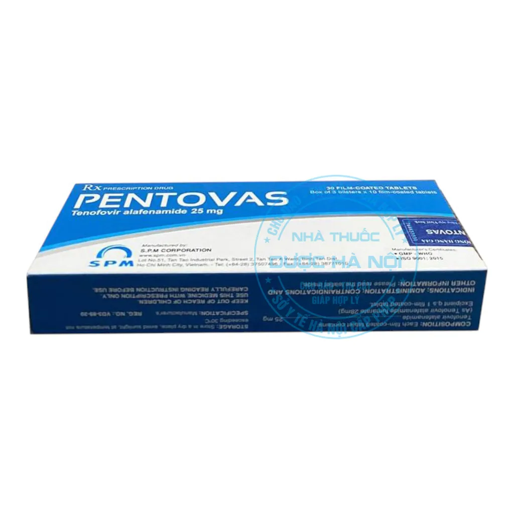 Thuốc Pentovas 25 mg