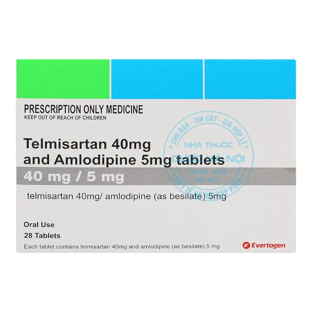 Thuốc Telmisartan 40mg and Amlodipine 5mg