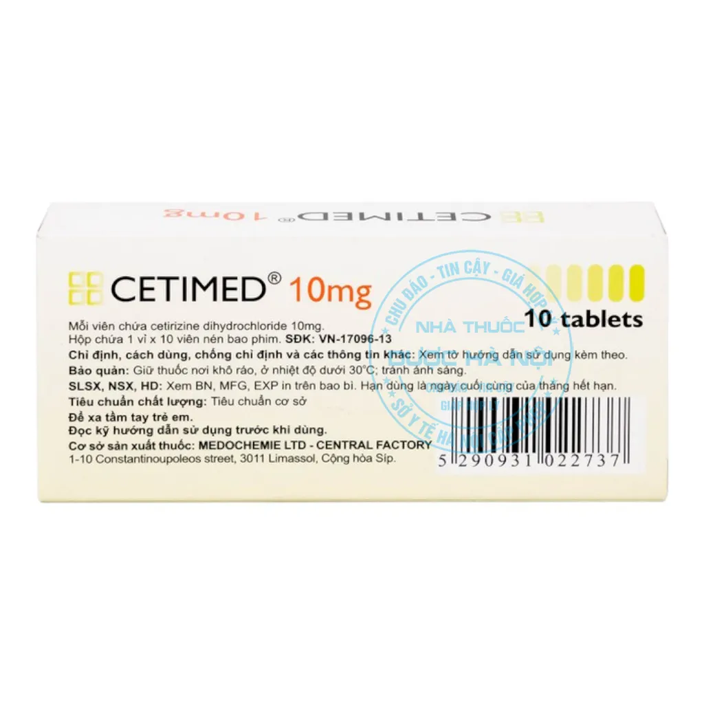 Thuốc Cetimed 10mg