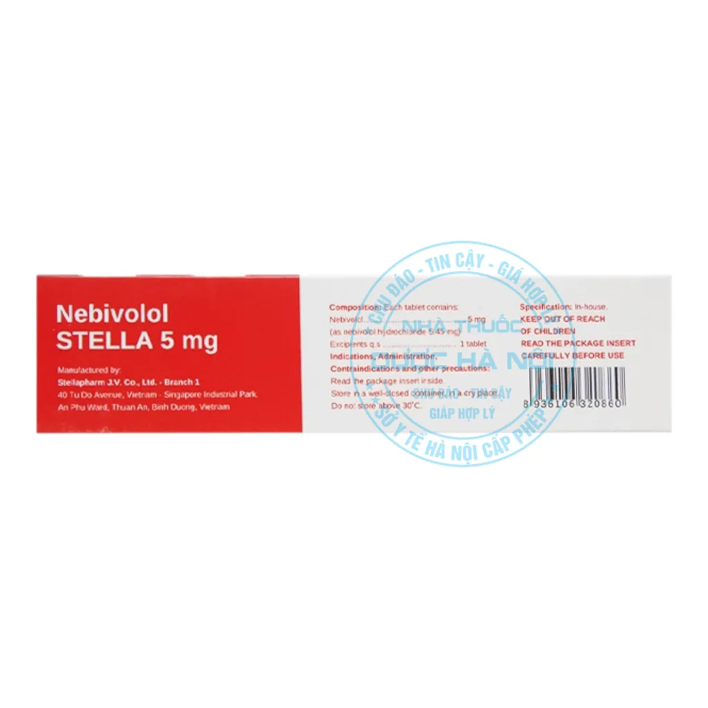 Thuốc Nebivolol Stella 5mg