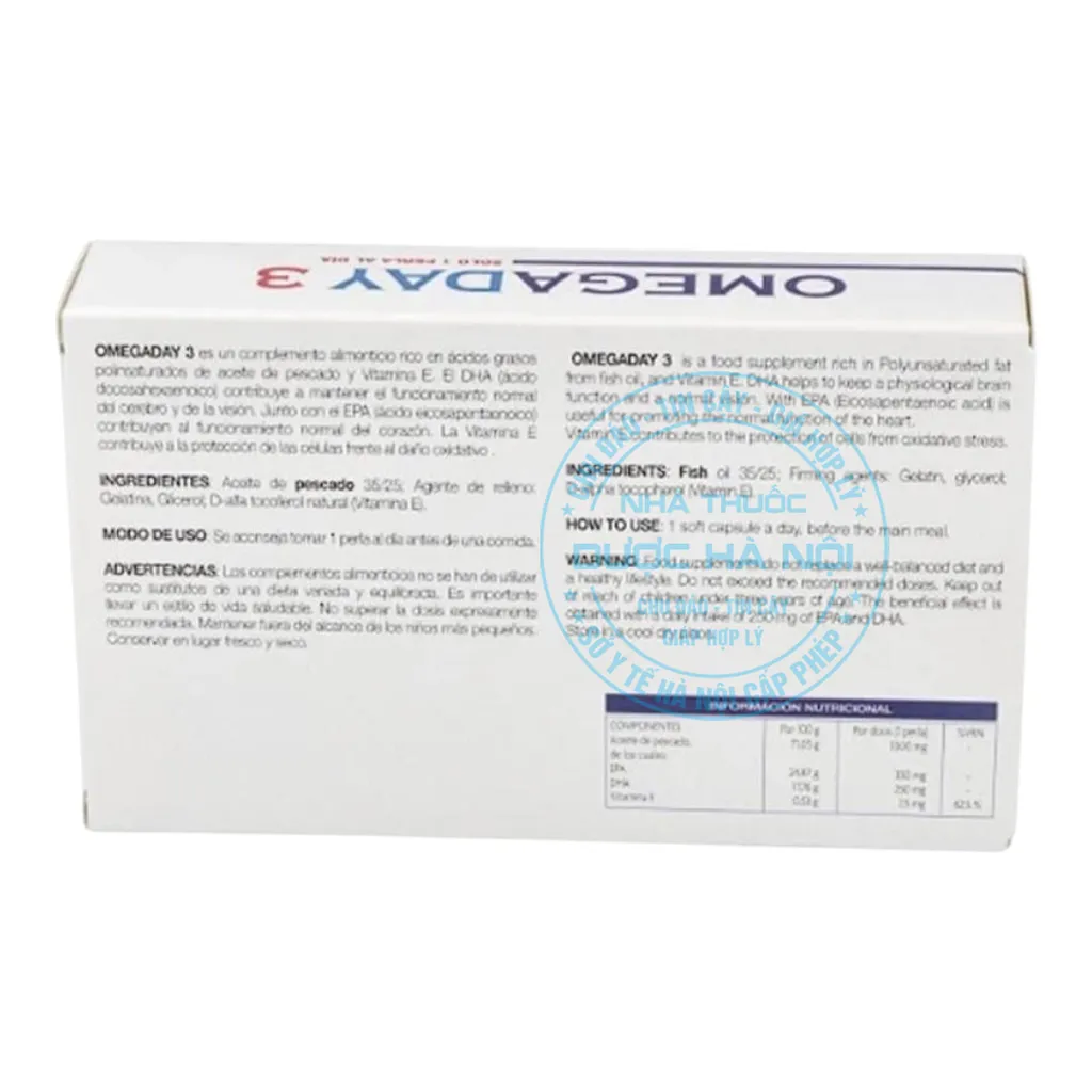 Viên uống Omegaday 3