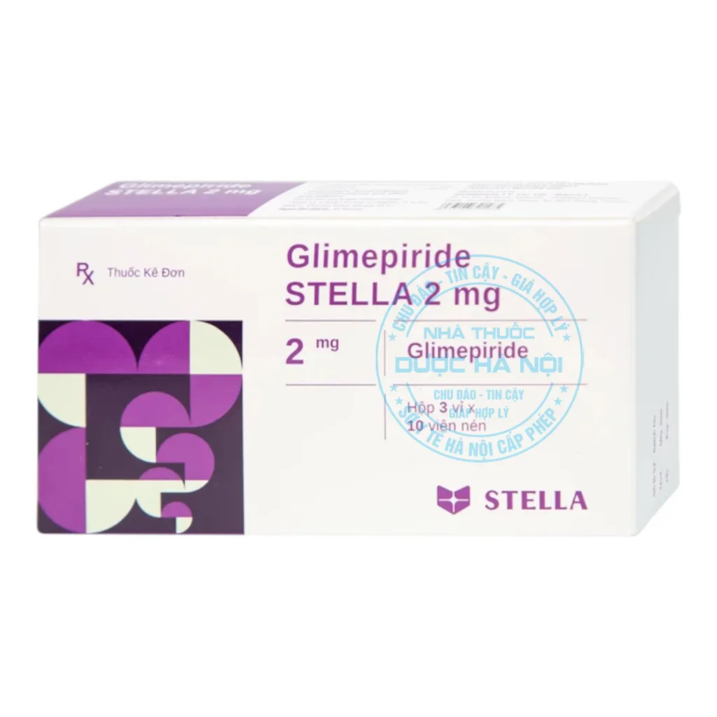 Thuốc Glimepiride 2mg Stella