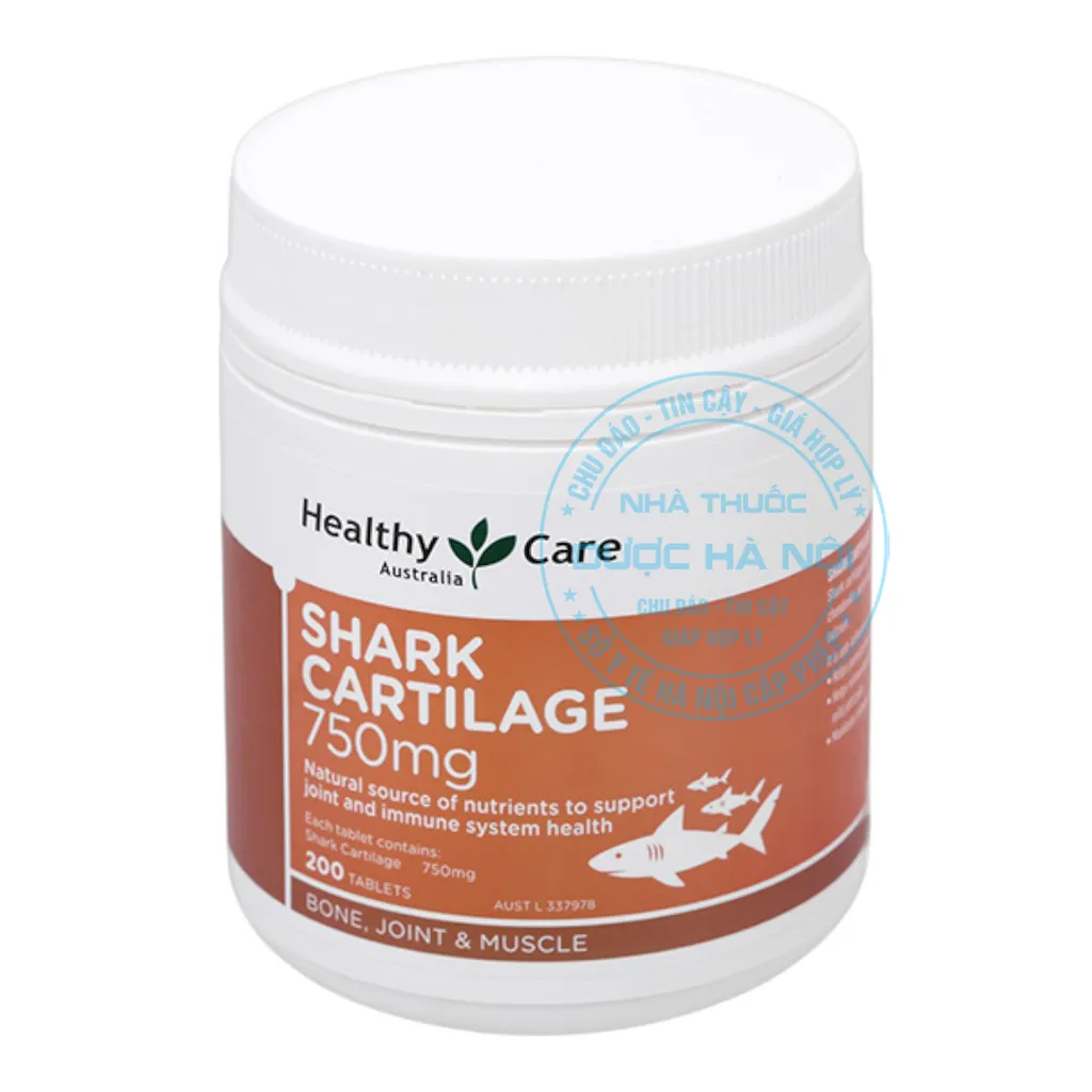 Viên uống Healthy Care Shark Cartilage 750mg