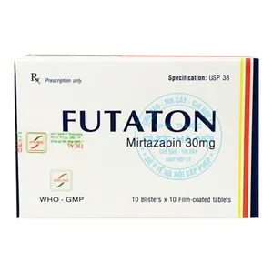 Thuốc Futaton 30mg cải thiện các triệu chứng trầm cảm, lo âu, mất ngủ  ( hộp 10 vỉ x 10 viên )