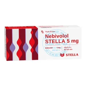Thuốc Nebivolol Stella 5mg điều trị tăng huyết áp và các bệnh tim mạch