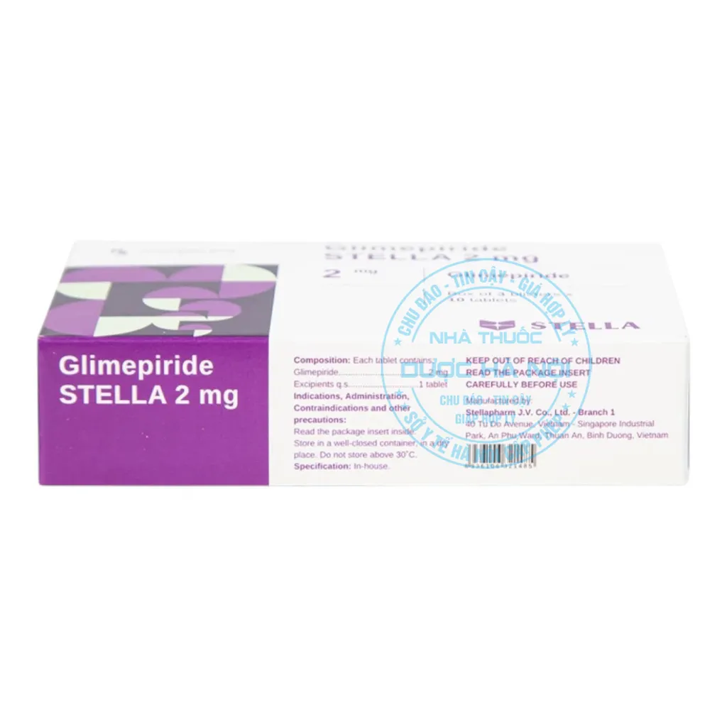 Thuốc Glimepiride 2mg Stella