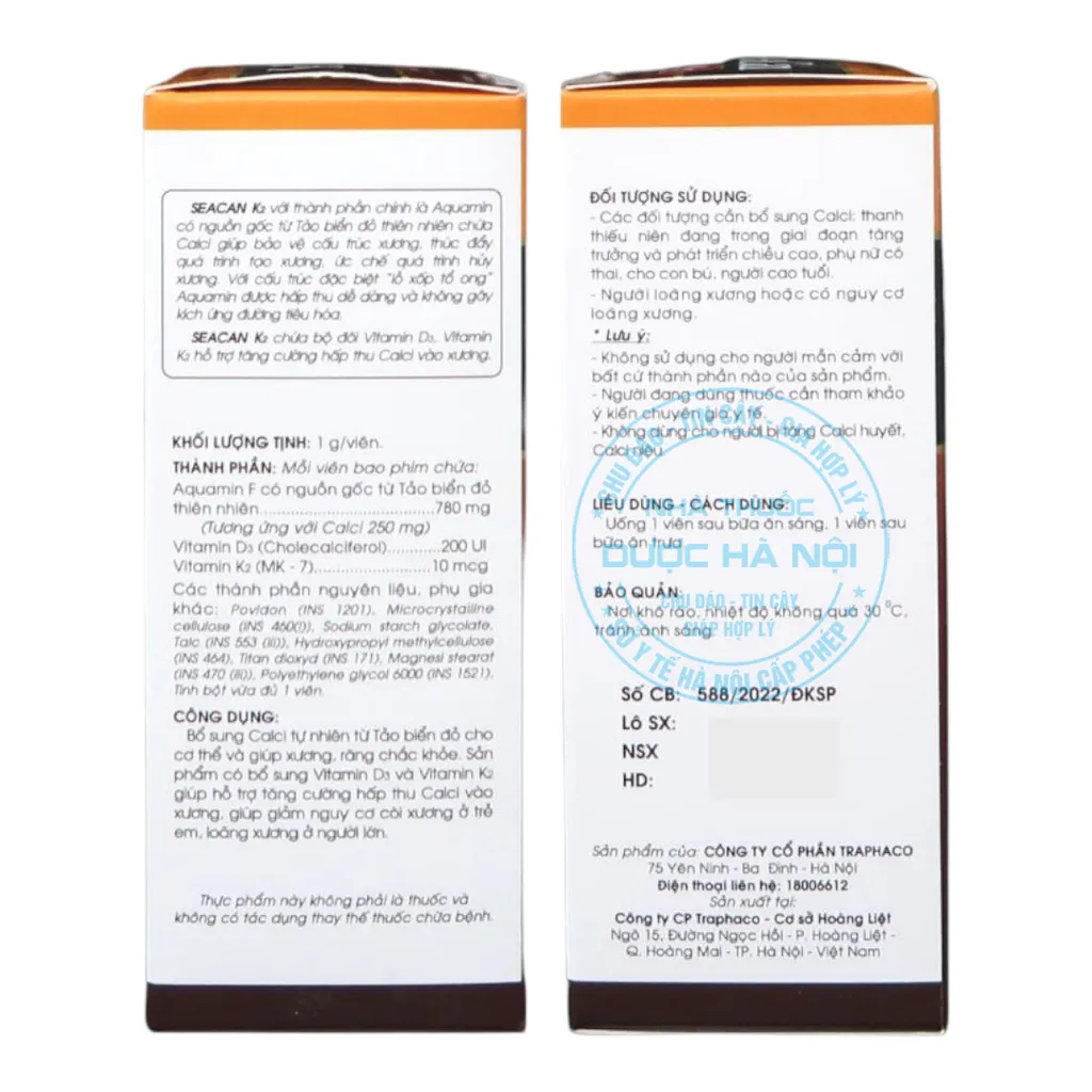 Viên uống Seacan K2