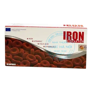 Viên uống Iron Biofaktor hỗ trợ cải thiện tình trạng thiếu máu và nâng cao sức khỏe