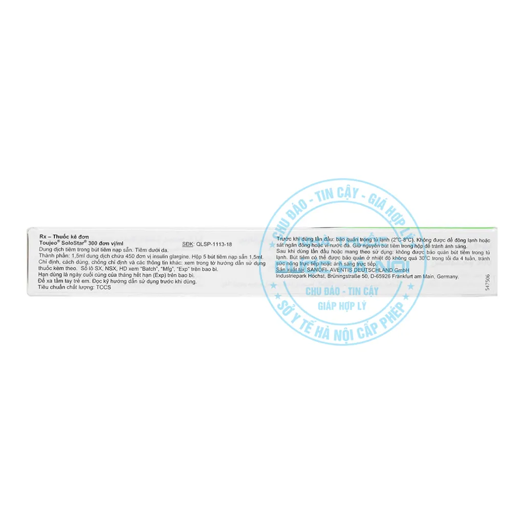 Thuốc Toujeo Solostar 300U/ml