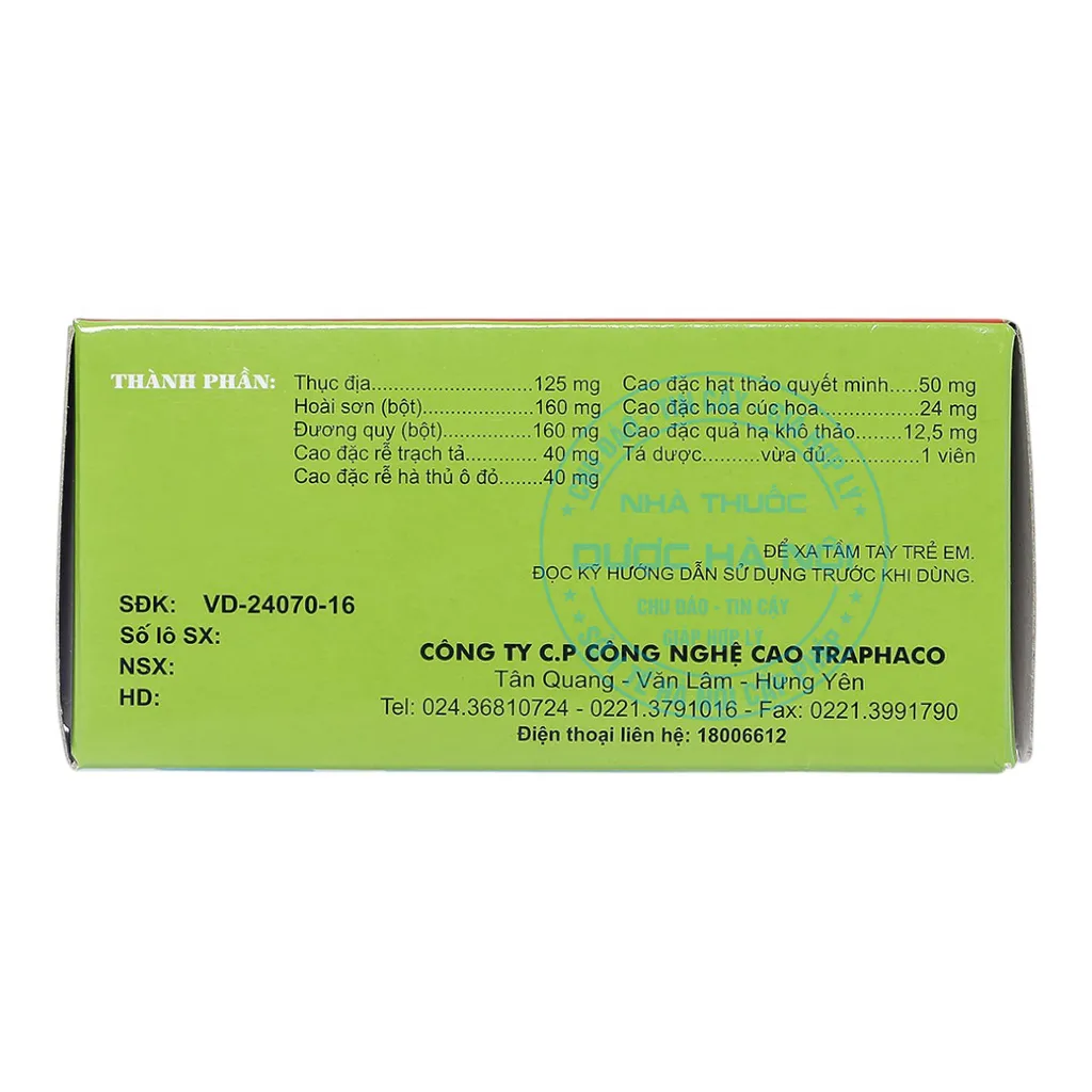 Viên sáng mắt Traphaco