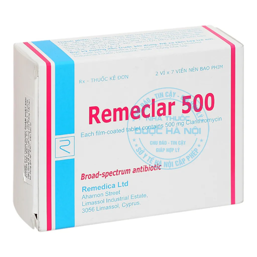 Thuốc Remeclar 500