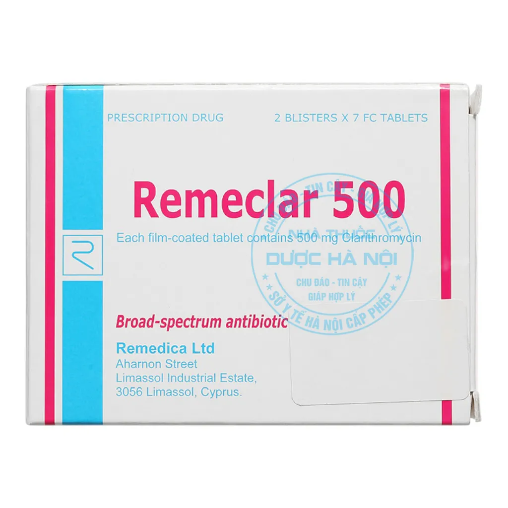 Thuốc Remeclar 500