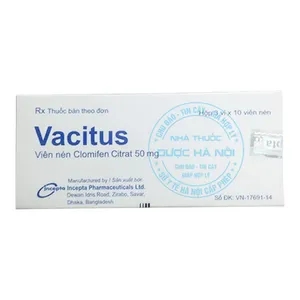 Thuốc Vacitus 50mg điều trị vô sinh, đặc biệt phù hợp với các bệnh nhân mắc hội chứng buồng trứng đa nang