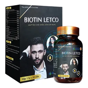 Viên uống Biotin Letco giải pháp toàn diện giúp chăm sóc tóc, móng chắc khỏe