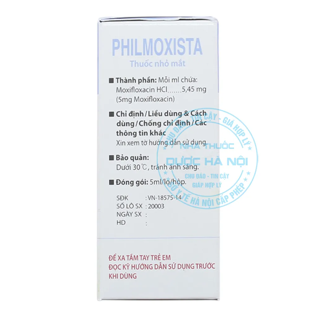 Thuốc nhỏ mắt Philmoxista Eye Drops