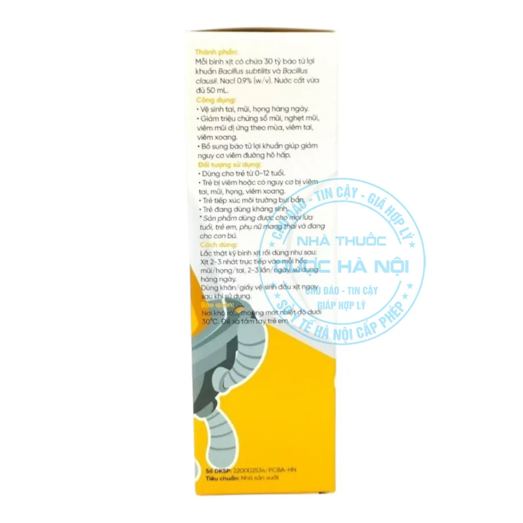 Xịt mũi LiveSpo Navax Kids 50ml