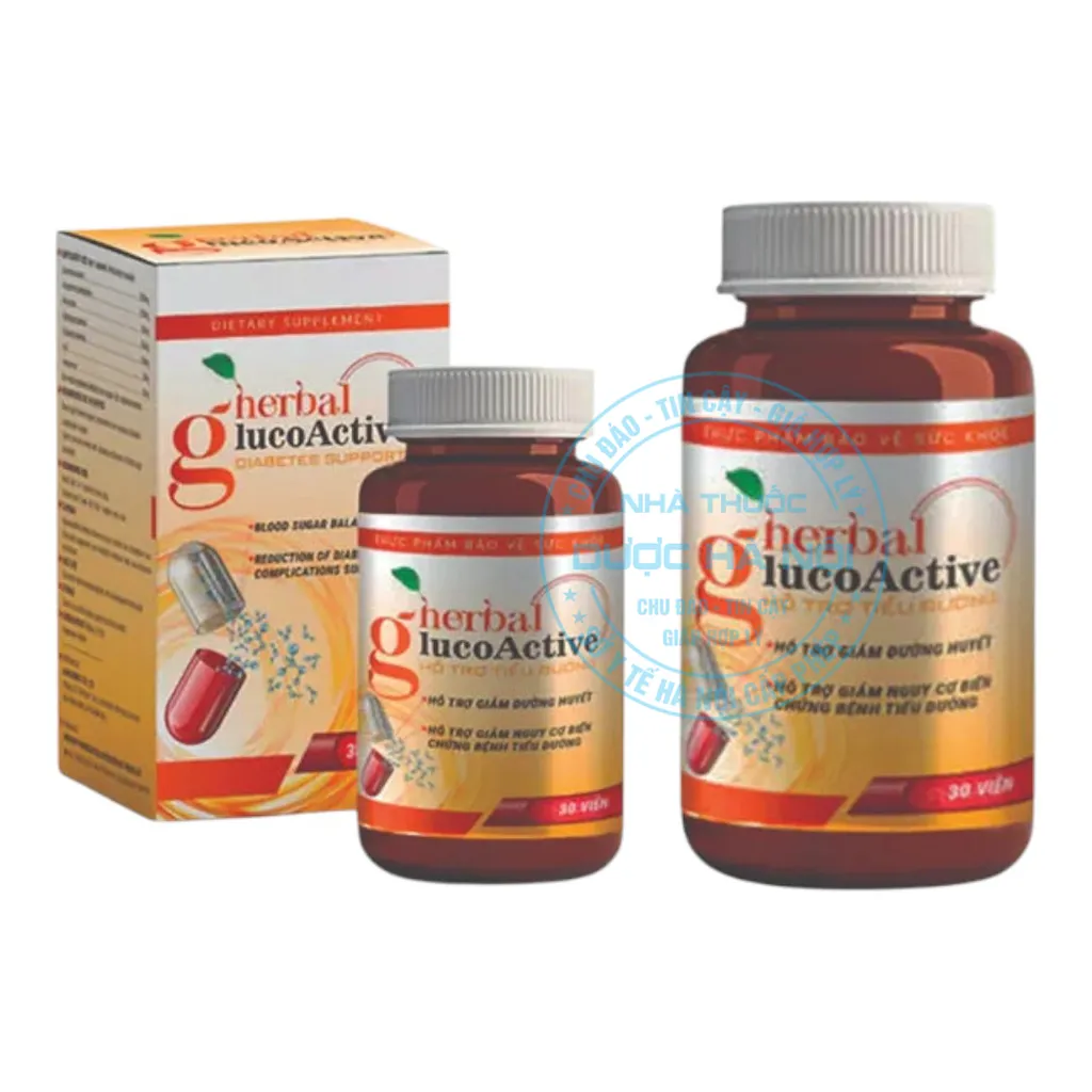 Viên uống Herbal GlucoActive