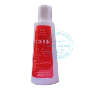 Sữa rửa mặt Acerin làm sạch nhẹ nhàng, an toàn cho các loại da( tupe 155ml )