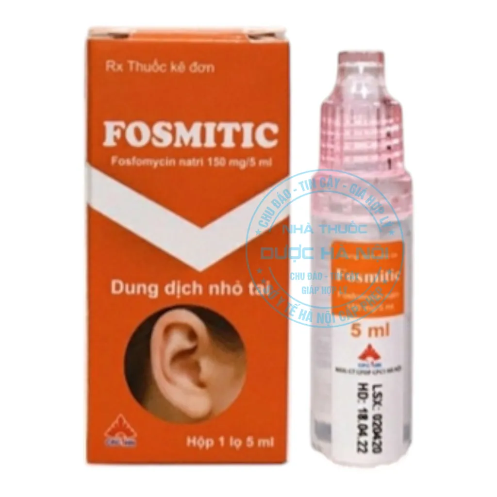 Thuốc nhỏ tai Fosmitic 5ml