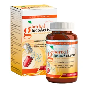 Viên uống Herbal GlucoActive hỗ trợ kiểm soát bệnh tiểu đường hiệu quả
