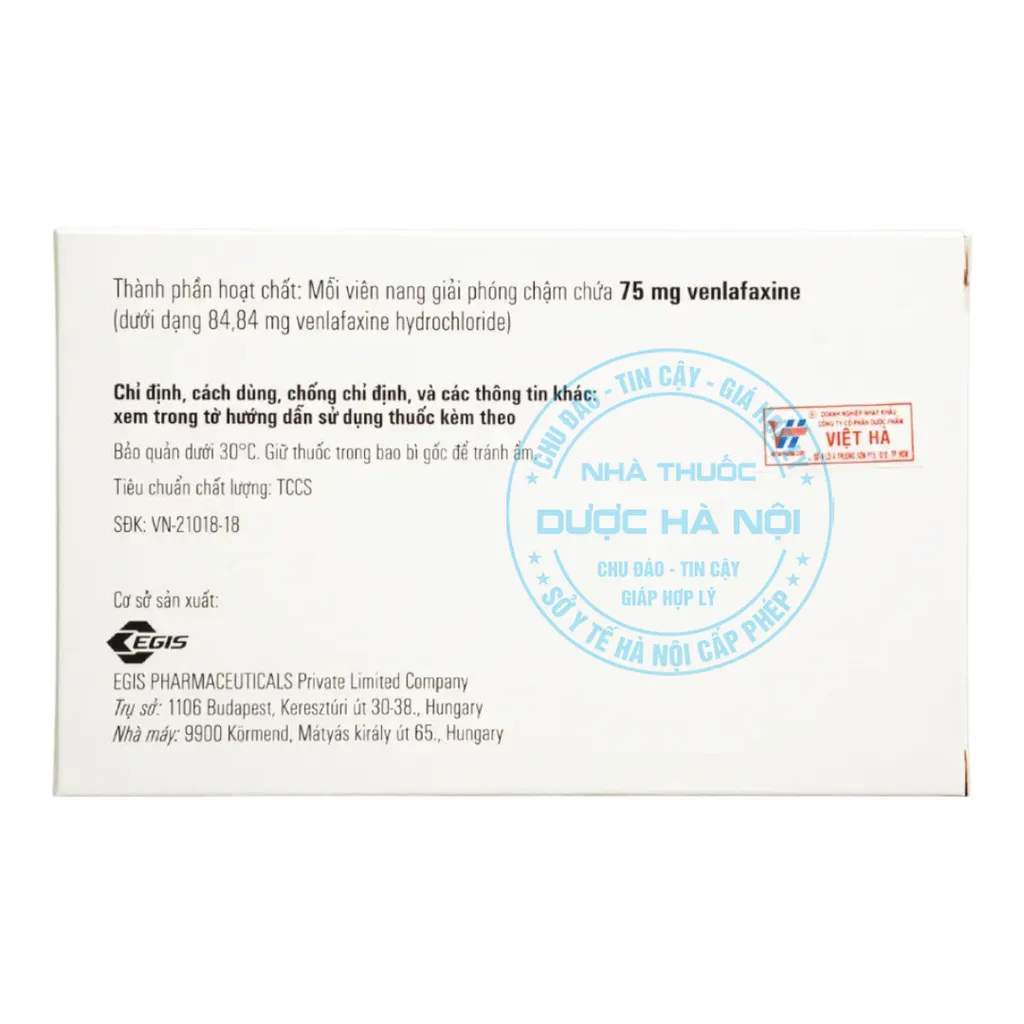 Thuốc Velaxin 75mg