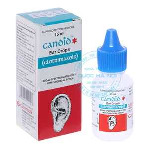 Thuốc nhỏ tai Candid 15ml điều trị nấm tai nhanh chóng, an toàn, dễ sử dụng