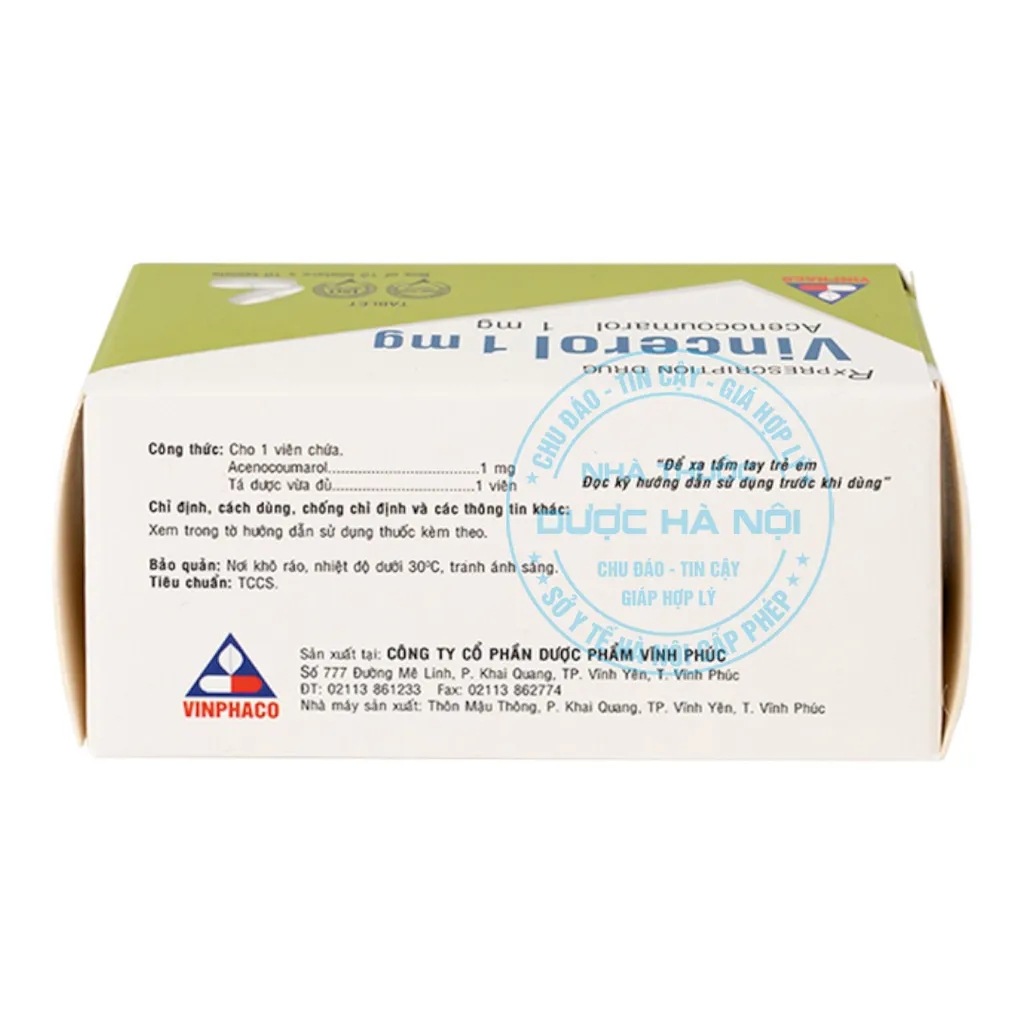 Thuốc Vincerol 1mg