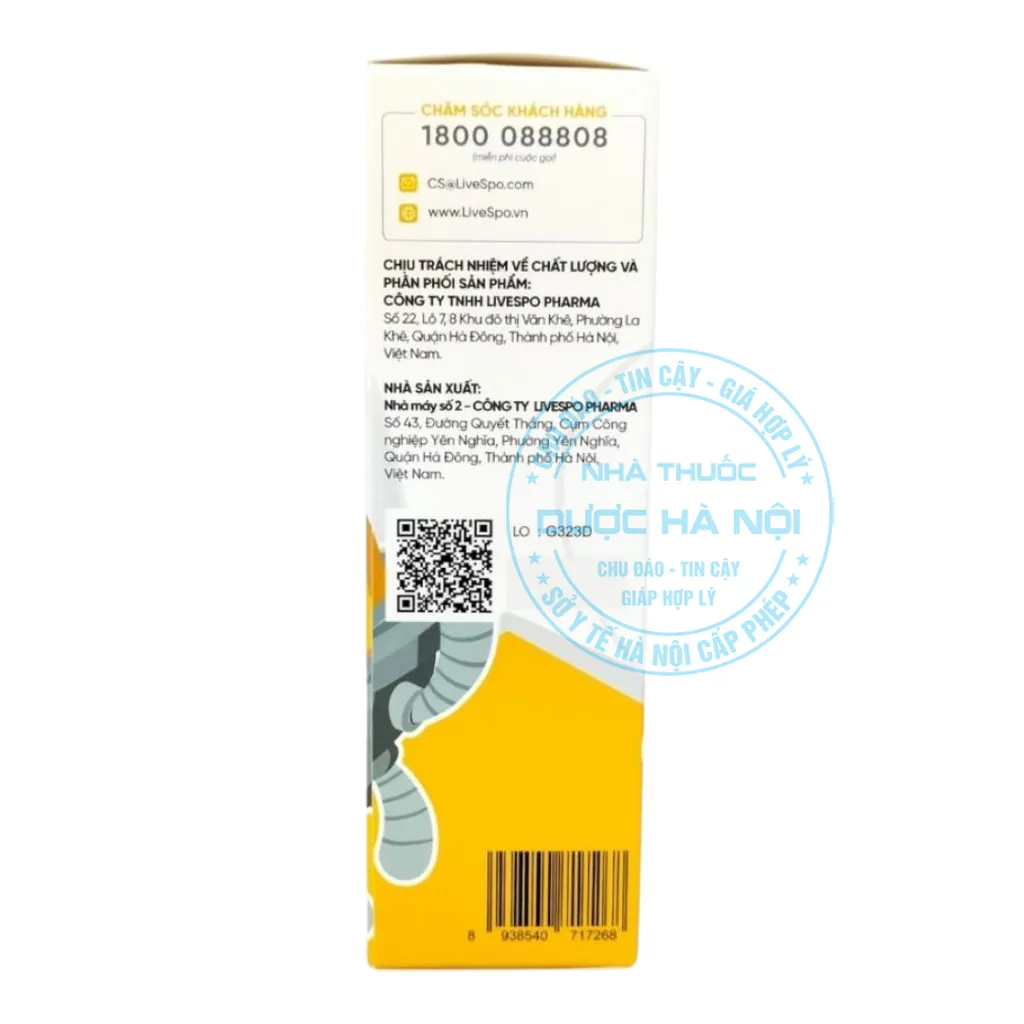 Xịt mũi LiveSpo Navax Kids 50ml